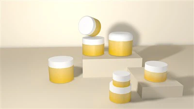 Matná kozmetická nádoba